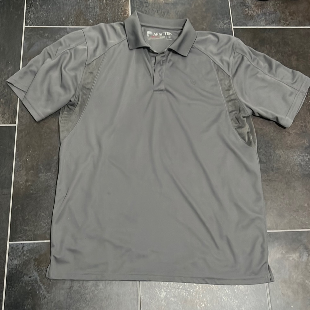 Ariat Tek Heat Series Grey Shirt Size M Medium